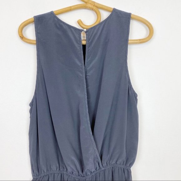Aritzia | Wilfred | Rive Silk Romper Dark Grey Size M - Picture 7 of 12
